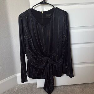 Donna Karen long sleeve blouse Medium NWT
